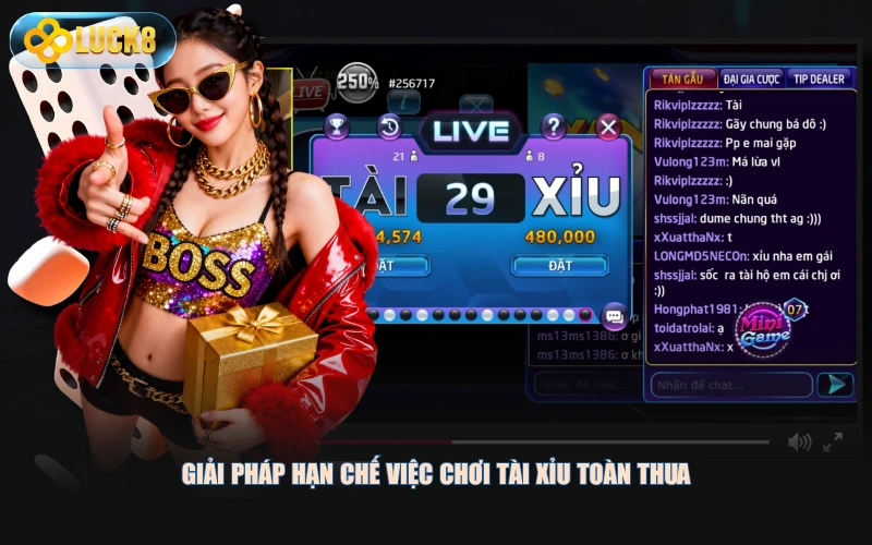 Giải pháp hạn chế việc chơi tài xỉu toàn thua