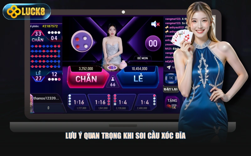 Lưu ý quan trọng khi soi cầu xóc đĩa