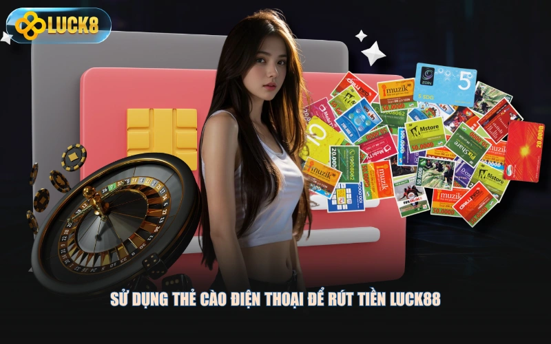 Sử dụng thẻ cào điện thoại để rút tiền LUCK88